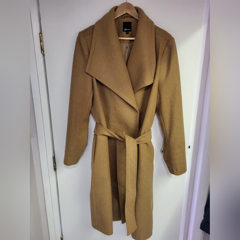 Reitmans Elegant Camel Trench Winter Coat - Picture 5 of 6